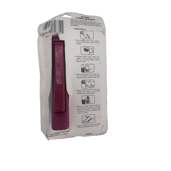 Dymo Label Maker 3/8" tape size  Model 1885-14 Vintage New Fast Shipping - Picture 3 of 9